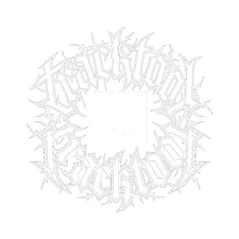 QR-Sticker im Metal-Design