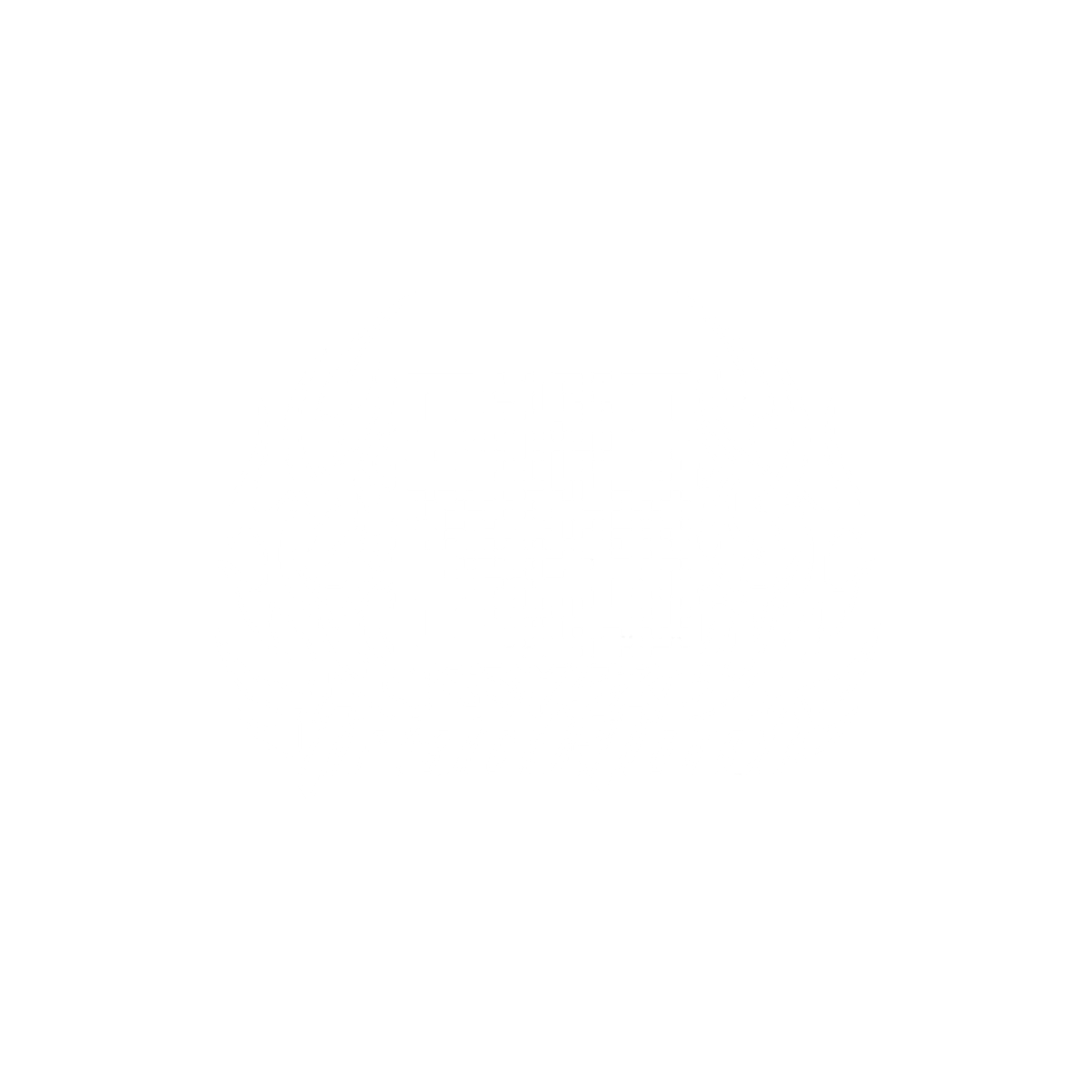 QR-Sticker Design Tribal White mit Demo-QR-Code